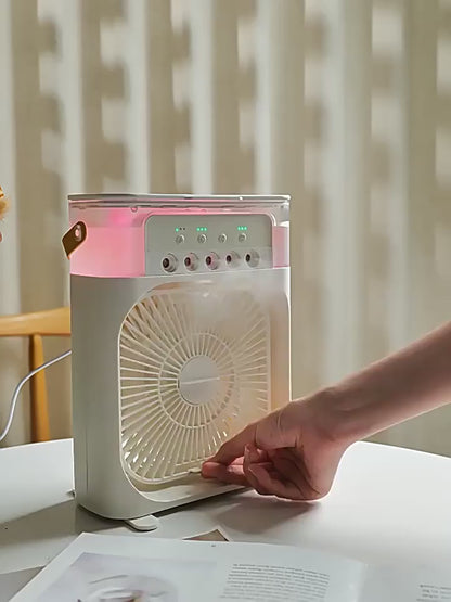 Xiaomi MIJIA 3-in-1 Portable Air Conditioners Fan With LED Night Light Household Mini Air Cooler For Office Home Adjustable Fan