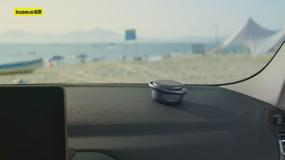 Baseus Solar Car Air Freshener Auto Flavoring Ornament Perfume Decor Interior Car Accessories Rotating Aromatherapy Oil Diffuser