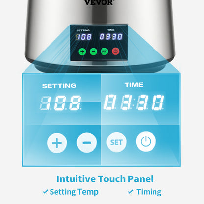 SucceBuy 4L Water Distiller Purifier Filter 1 L/H Distilling Speed Dispenser Drinking Bottle Softener Touch Screen Home Use